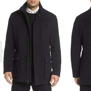 SOLD*** Cole Haan Black Car Coat Jacket